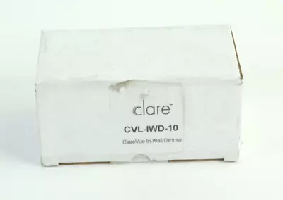 Clare CVL-IWD-10 Z-Wave Paddle Dimmer (White/ Light Almond) M682 • $25.89