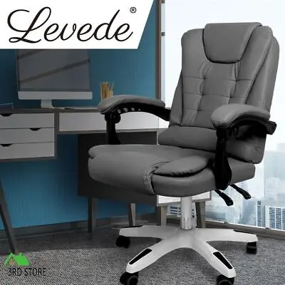 $144 • Buy Levede Gaming Chair Office Computer Seat Racing PU Leather Executive Recliner