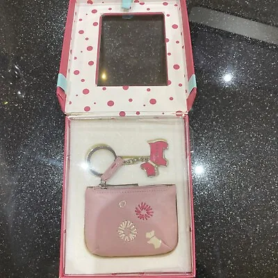 £26.99 • Buy Radley Coin Purse And Keyring Set PINK Brand New In Box