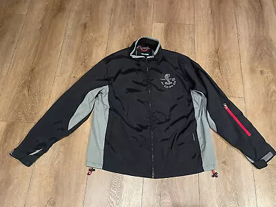 Vintage Official Ford Mustang Cobra Shelby Racing BLACK  LARGE Jacket  Rare • $45