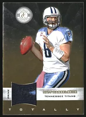 2011 Totally Certified Gold Materials Prime #32 Matt Hasselbeck Jersey /49 • $10.80