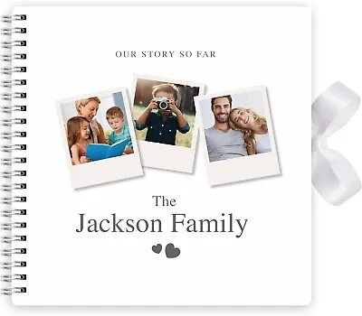 Personalised Memory Book Scrapbook Our Story Photo Valentine’s Wedding • £9.99