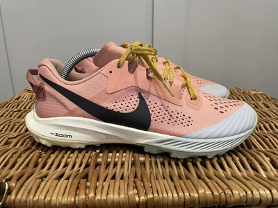 £3.99 • Buy Nike Air Zoom Terra Kiger 6 CJ0220-600 Nike Trail Pink Grey Burgundy UK 7