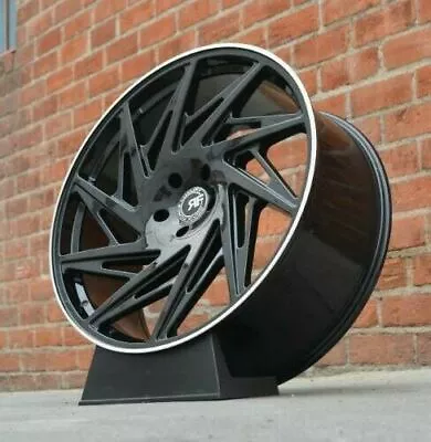 24x10 Road Force Black RF25 Wheels Fit Range Land Rover HSE Sport 24  Rims Set • $1540