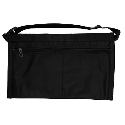 Black 4 Pocket Reinforced Market Trader Money Belt Pouch Adjustable Strap • £9.99