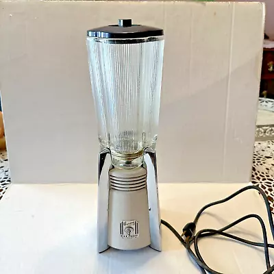 Vintage 1930's Waring Rocket Blender Model No. FC2 Ribbed Glass WORKS • $75