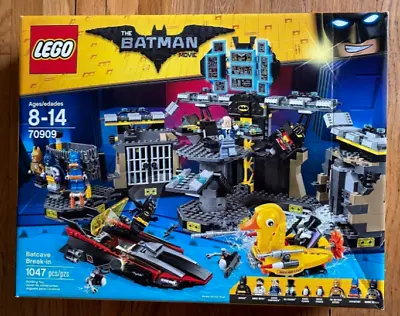 £226.61 • Buy Lego The Batman Movie Batcave Break-in (70909) Building Kit 1047 Pcs Retired Set