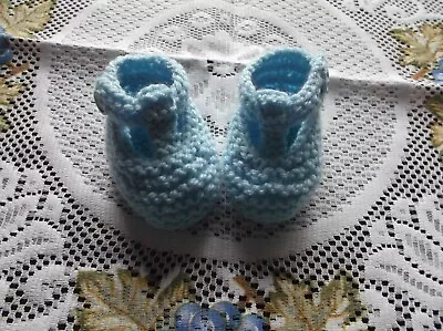 Hand Knitted  Baby Shoes / Booties Prem / Newborn  • £2.10