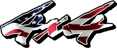 4x4 Decals - American Flag - Chevy Dodge Ford Toyota - High Quality!! • $9.95