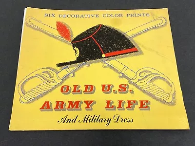 Vintage Old Army Life & Military Dress 6 Color Print Set • $60