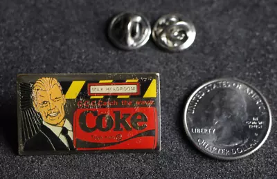 Max Headroom C-C-C-Catch The Wave Coke Coca-Cola Pin • $10