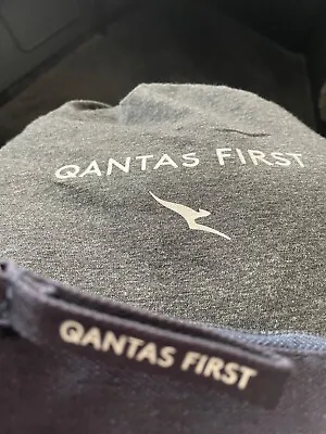 Qantas First Class Travel Pyjamas Amenity Kit Slippers Size Large All New. • $69