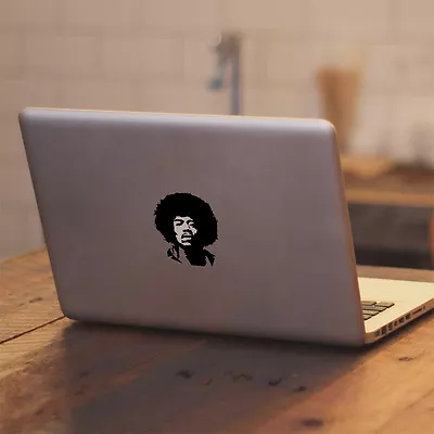 Glowing Jimi Hendrix Vinyl Decal Sticker For Macbook Air/Pro Trackpad Cup Mug • $10.24