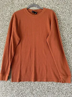 South Pole T Shirt Mens Large Burnt Orange Thermal Crewneck Urban Casual Base • $8.50