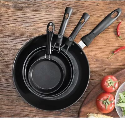 12/18/26/30cm Egg Frying Pan Stone Frying Skillet  For Stove Induction Hob • £7.33