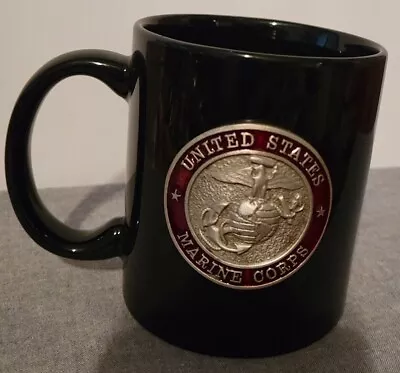 United States Marine Corps Mug With Silver Emblem • $11.25