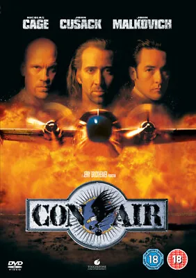 Con Air DVD (2001) Nicolas Cage West (DIR) Cert 18 Expertly Refurbished Product • £2.24