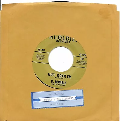 B. BUMBLE; & THE STINGERS  (Nut Rocker   Bw   Nautilus)  MINT REISSUE Record! • $4