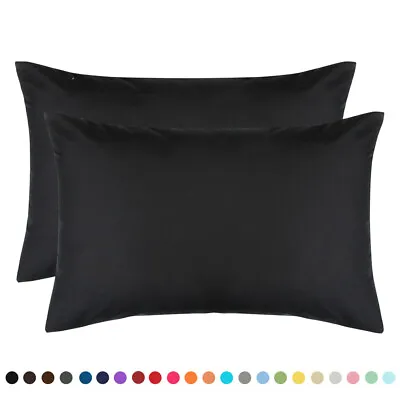 1800 Pillow Case Set Standard Or King Ultra Soft Pillowcase Set Of 2 Pillowcases • $13.99