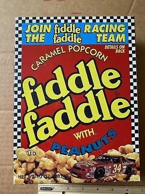 Vintage 1994 Fiddle Faddle Popcorn Feat. Mike McLaughlin Racing Empty 10 Oz Box • $6.75