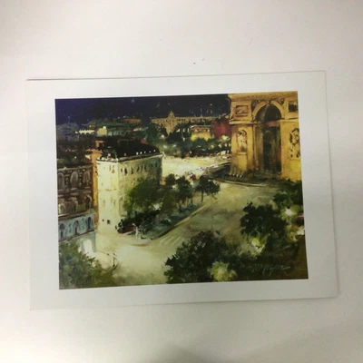$9.99 • Buy Argos Publishing Print - Le Champs Elysees And Fine Lithograph Print (52) #129