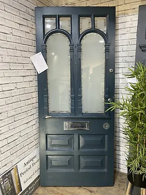 Ornate Glass Period Front Entrance Door - Victorian / Edwardian Antique Salvaged • £1995