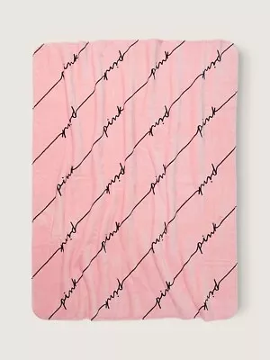 $36.88 • Buy Victoria Secret PINK Holiday Cozy Plush Fleece Blanket MSRP $68 NEW SEALED