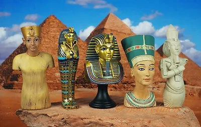 Egypt Egyptian Civilization King Tut Nefretiti Mummy Cake Topper Figure K1166 5p • £6.75