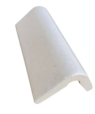 $29.95 • Buy V-CAP Tile - Pearl White Ceramic Florida Tile FT Mid Century Modern 6  Inch