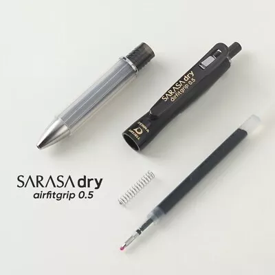 Zebra Sarasa Dry Airfit Grip Ballpoint Pen 0.5 Mm Black • $10.95