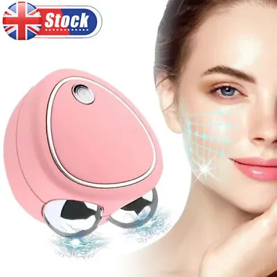 Microcurrent Face Skin Tightening Lifting Device Facial Beauty Massager Machines • £10.65