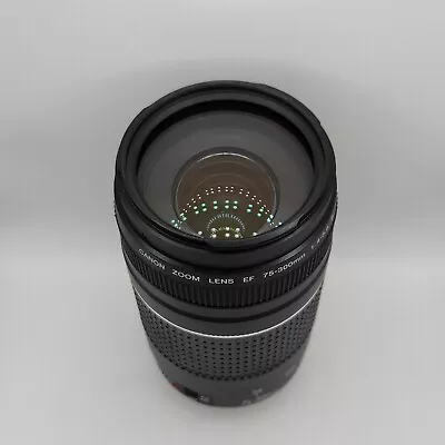 CANON ZOOM LENS EF 75-300mm 1:4-5.6 Ø58mm No.71810851 CAMERA LENS FOR CANON • $199