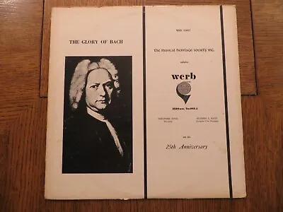 Various - The Glory Of Bach - 1987 - Musical Heritage Society MHS 10007 Vinyl LP • $11.96