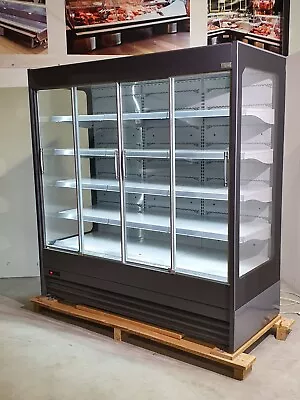 New Multideck Merchandiser Grab And Go Wall Cabinet Chiller 1.3m Sliding Doors • £2950