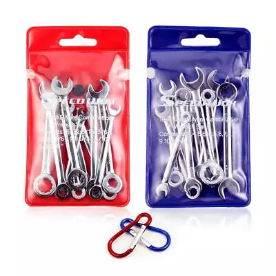 20 PCS Mini Wrench Set Metric SAE Ignition Wrench Sets Open & Box End Wrench Set • $23.07
