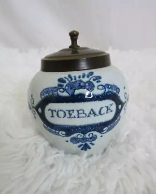 Vintage Tobacco Toeback Apothecary Jar Greenfield Village Dearborn Michigan • $22.50