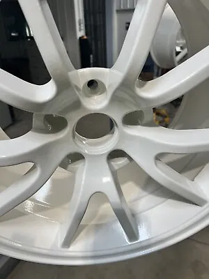 17 Powder Coated Super Car White FR500 Wheels 17x9 Rims 5 Lug Fits 89-04 Mustang • $550