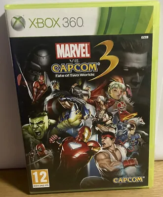 Marvel Vs Capcom 3 Fate Of Two Worlds Game Xbox 360 Tested See Pics & Desc • £9