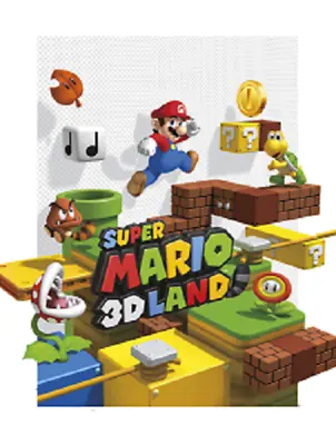 3D Large Lenticular Poster Super Mario 3D Land Nintendo • $24.95
