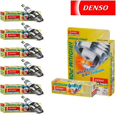 6 Pack Spark Plugs Denso Iridium Power 1984 Maserati Biturbo 2.5L V6 Kit Set • $44.98