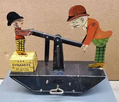 Vintage Marx Moon Mullins & Kayo Handcar W/ Dynamite Wind Up  • $499