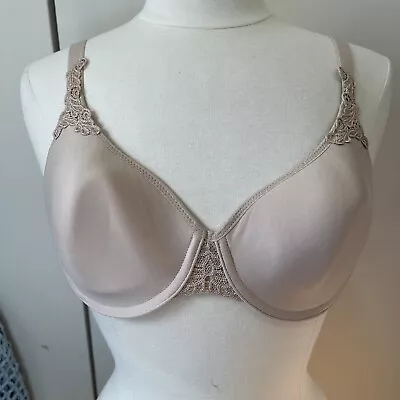 Wacoal Bodysuede Seamless Underwire Bra Nude Size 34D • $18.88