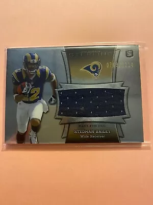 A19539 - 2013 Bowman Sterling Relics #BSJRRSB Stedman Bailey Jersey/1214 • $3.95