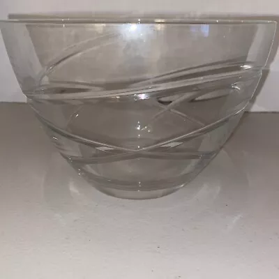 LENOX LARGE 8in CRYSTAL BOWL ADORN Very Good CONDITION 5.5” Tall • $25.99