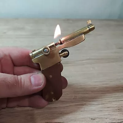 Vintage Petrol Lighter Table Antique Gun • $70