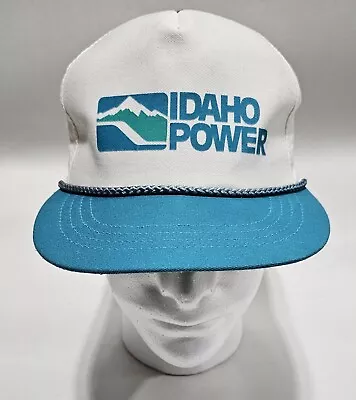 Vintage Idaho Power Strapback Rope 5 Panel Hat Made In The U.S.A. By RCC HATS • $22.87