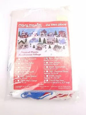 Mary Maxim Village Diner Exclusive Musical 6x9x5  Needlepoint Kit #7154  • $8.96