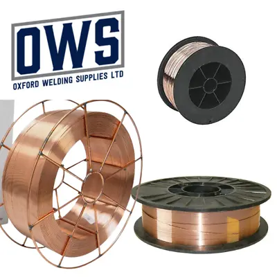 Mild Steel Mig Welding Wire Reel Spool Roll Gas Co2  0.6/0.8/1.0/1.2 0.7/5/15kg • £9