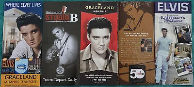 Huge Lot Of Elvis & Graceland Fold Out Ephemera - Five Items In Great Shape • $10