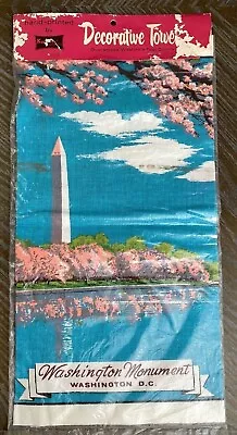 Vintage Kay Dee Decorative Kitchen Towel New Old Stock Washington Monument   • $9.99